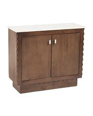 SAGEBROOK HOME
34x29x11 2 door marble and solid wood scalloped trim cabinet

$299.99  Compare At $500 
help
 | TJ Maxx