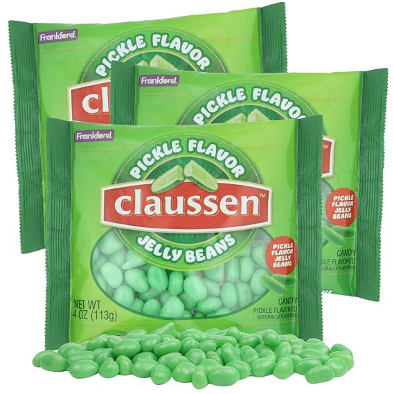 Pickle Flavored Jelly Beans, Easter Egg Fillers and Basket Stuffers, Gag Gift Candy, 4 Ounces (Pa... | Amazon (US)