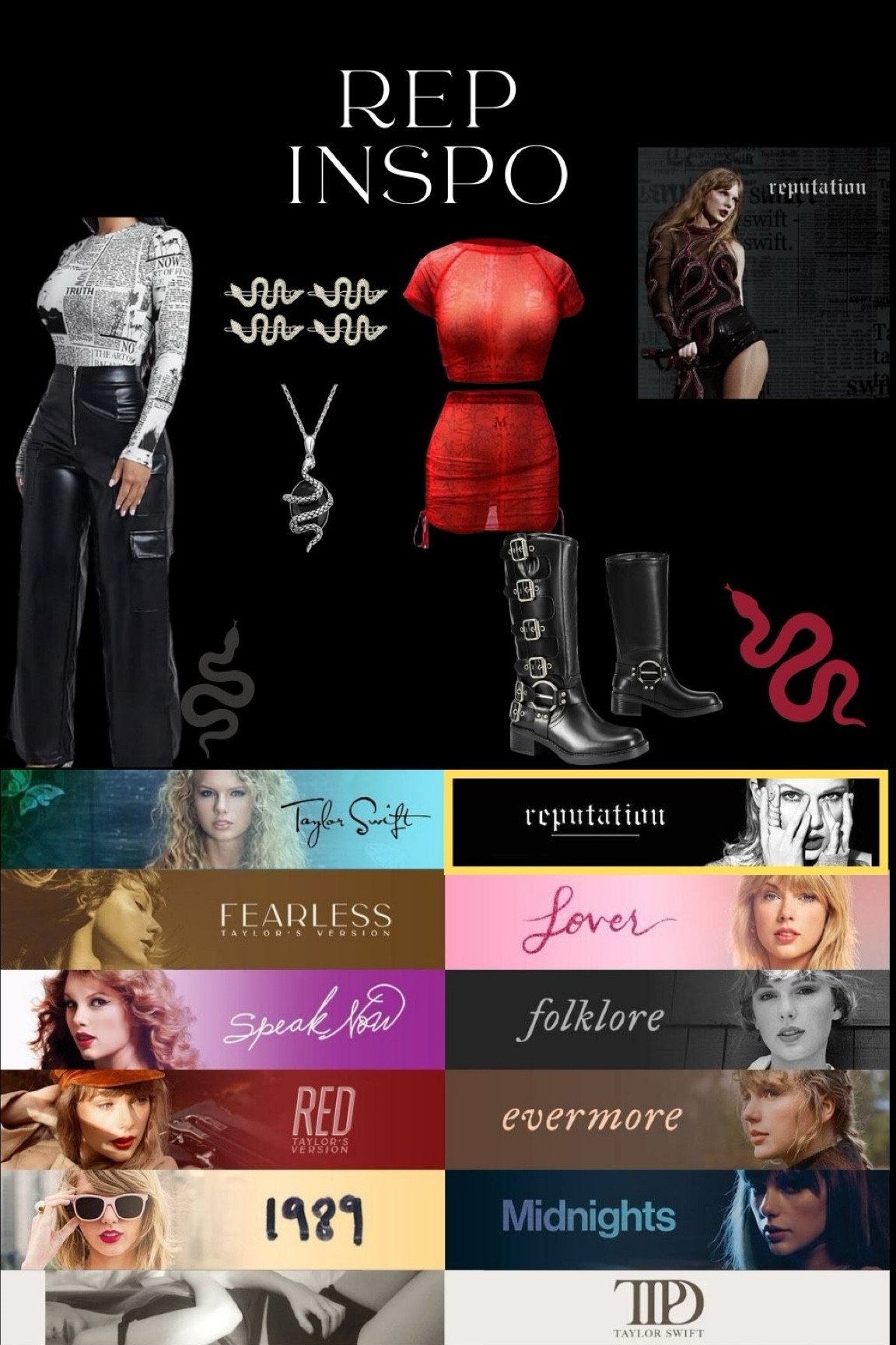 Reputation inspo! #erastour 

#LTKFindsUnder100