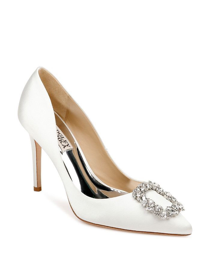 Badgley Mischka Women's Cher Crystal Buckle Pumps Shoes - Bloomingdale's | Bloomingdale's (US)