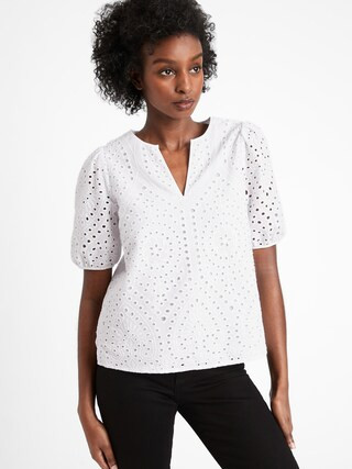 Eyelet Top | Banana Republic (CA)