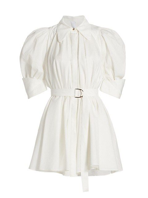 Acler Lorne Puff-Sleeve Shirtdress | Saks Fifth Avenue