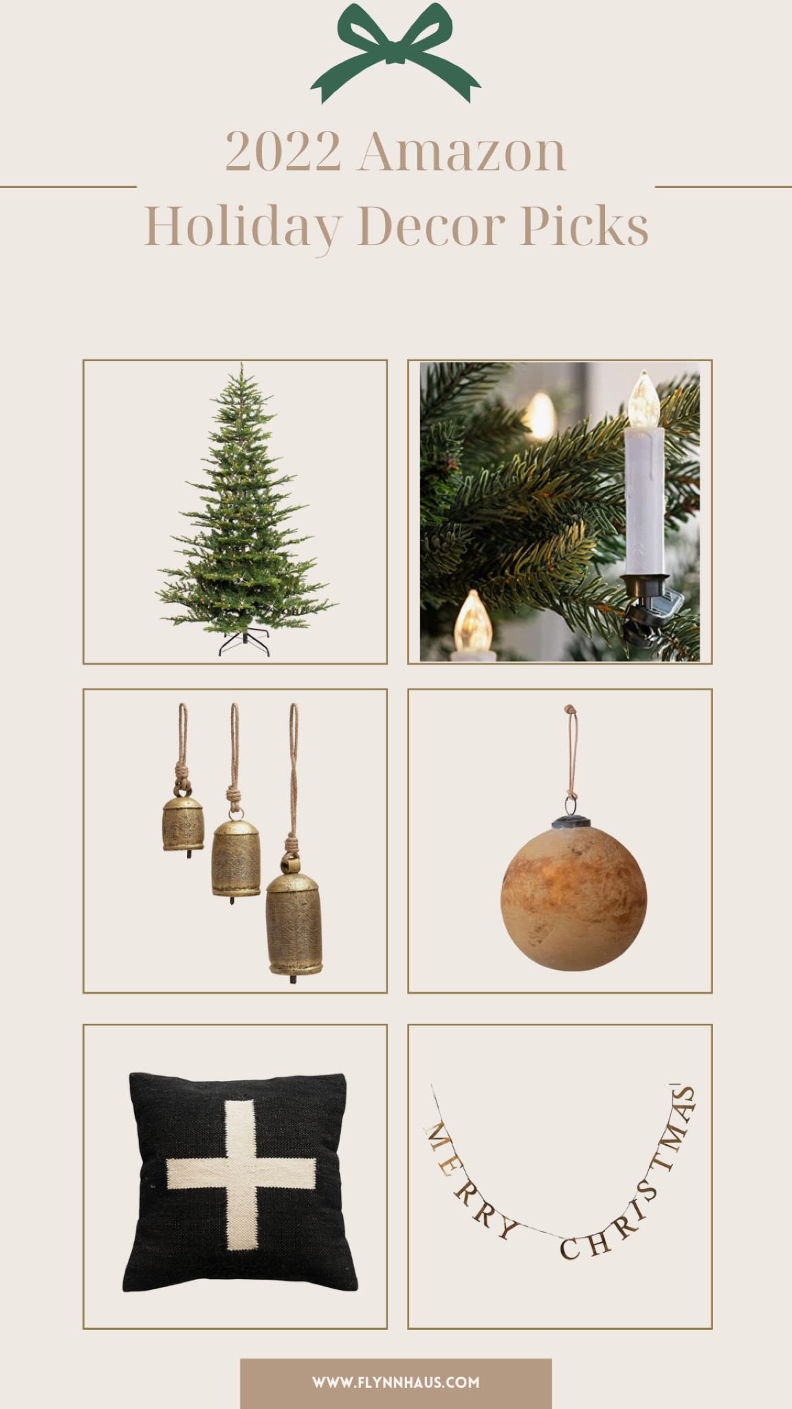 Amazon decor picks for the holiday season.  Neutral and inexpensive!

#LTKunder100 #LTKHoliday #LTKSeasonal