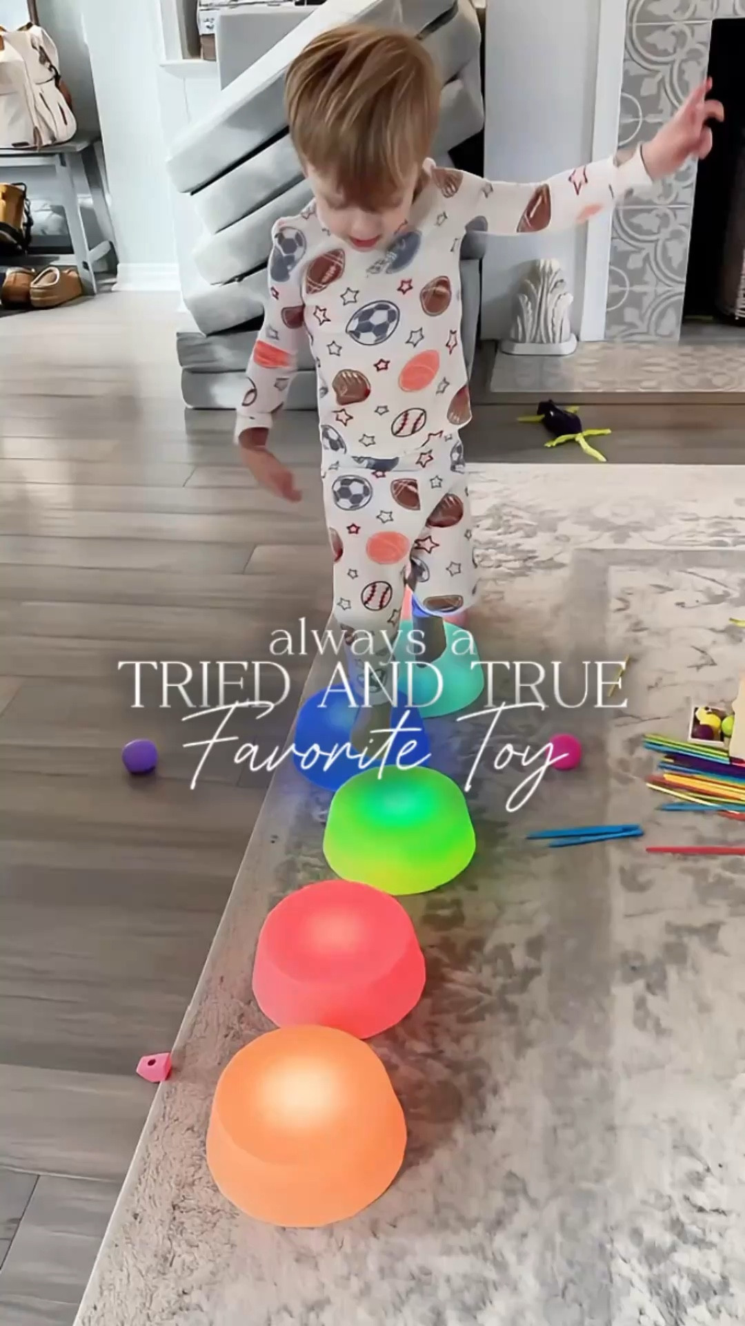 My kids play with these light up stepping stones every single day — inside AND outside 🤍
Such a fun toddler gross motor toy that gets them moving, balancing, jumping, and creating little “obstacle courses” on their own. We use them as floor is lava stepping stones, a sensory play game, and even for backyard play when we need an easy activity.

If you’re looking for toddler toys that keep kids busy, indoor active toys, or outdoor toys for kids, these are a winner.


And they are 10% off right now!




…
light up stepping stones, toddler toys, gross motor toys, indoor active play, outdoor play, sensory stepping stones, floor is lava game, kids movement toy, rainy day activities, backyard toys

#lightupsteppingstones
#toddlergrossmotortoys
#indooractiveplay
#sensoryplayideas
#outdoortoysforkids

#LTKSaleAlert #LTKKids #LTKmomlife