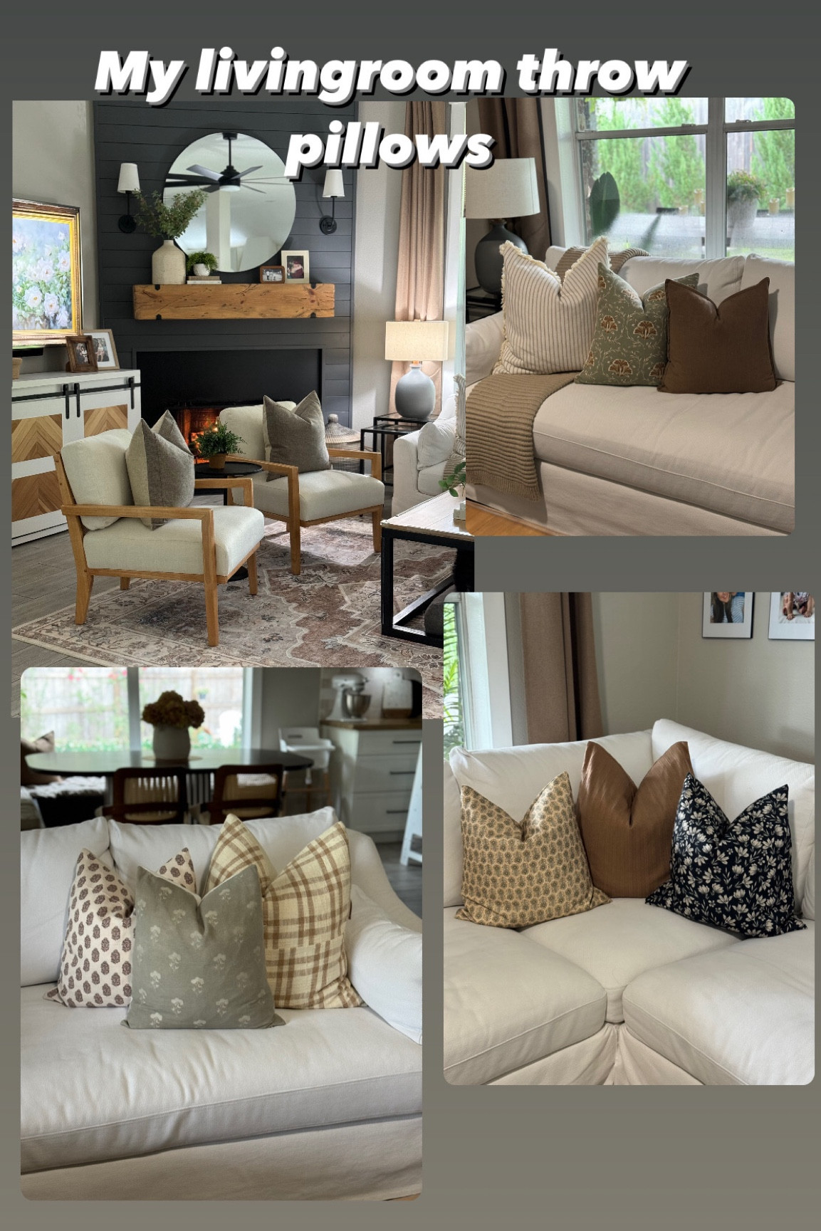 I always get questions about my livingroom throw pillows so I’ve linked all of the pillow covers that I can. 😊 

#LTKHome