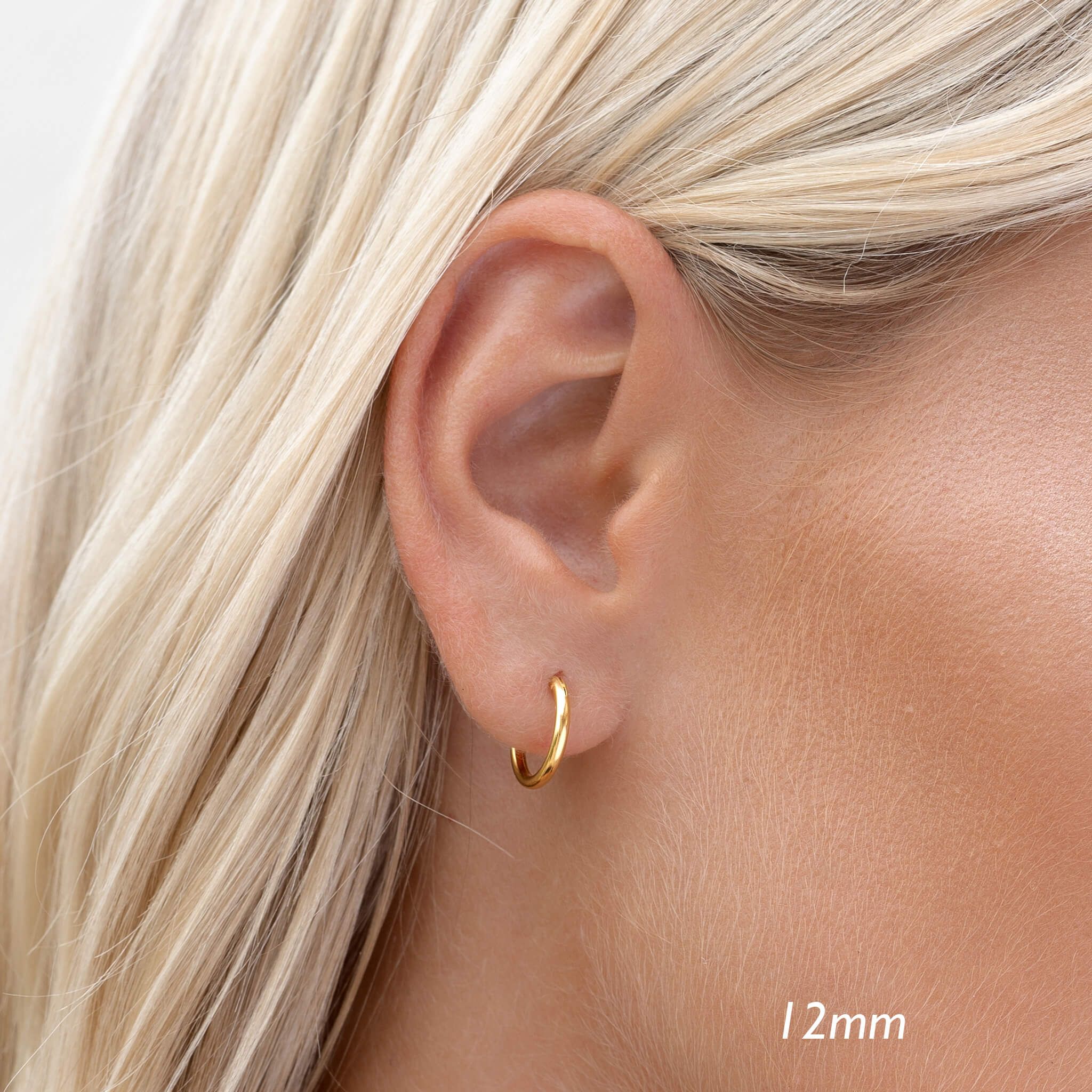 Gold Hoop Earrings Set | Linjer
