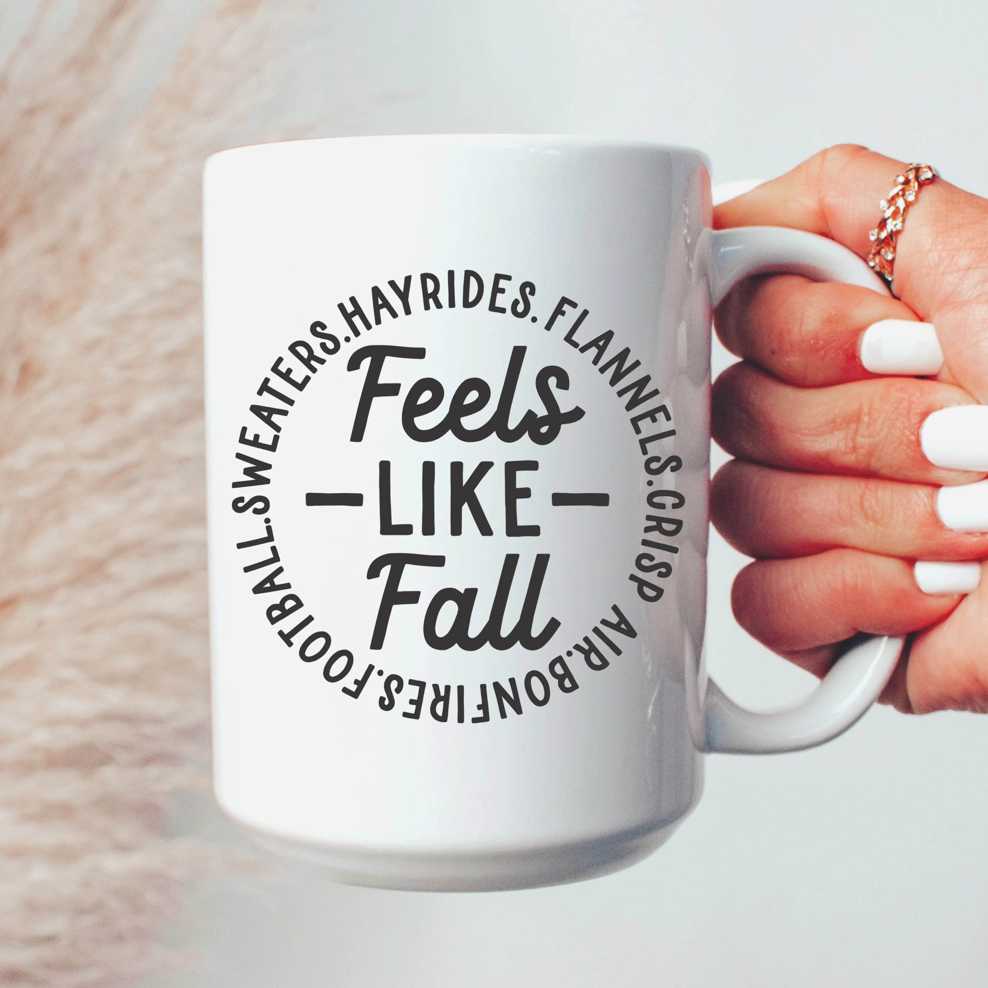Feels Like Fall Mug | Sweet Mint Handmade Goods