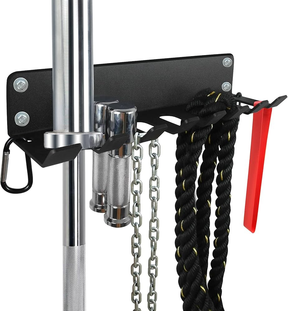 Vehcarc Home Gym Storage, Heavy-Duty Barbell Holder, Barbell Storage for Olympic Barbell, Gym Acc... | Amazon (US)