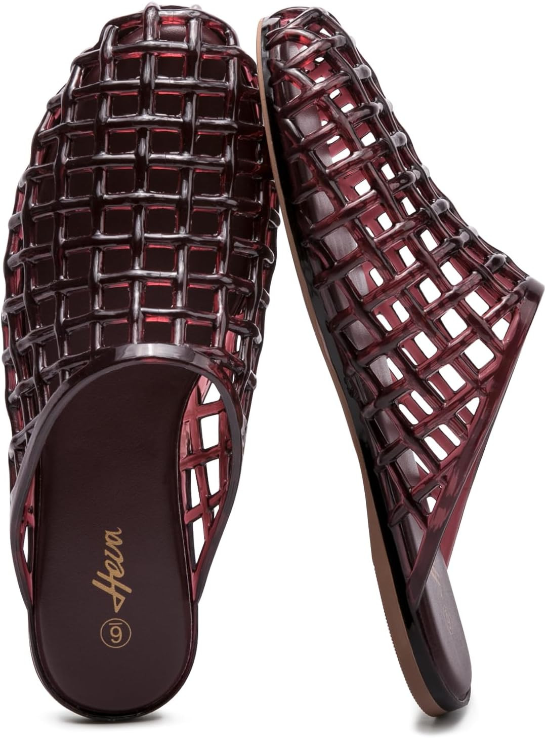 HEVA Women's Jelly Slide Sandals | Amazon (US)