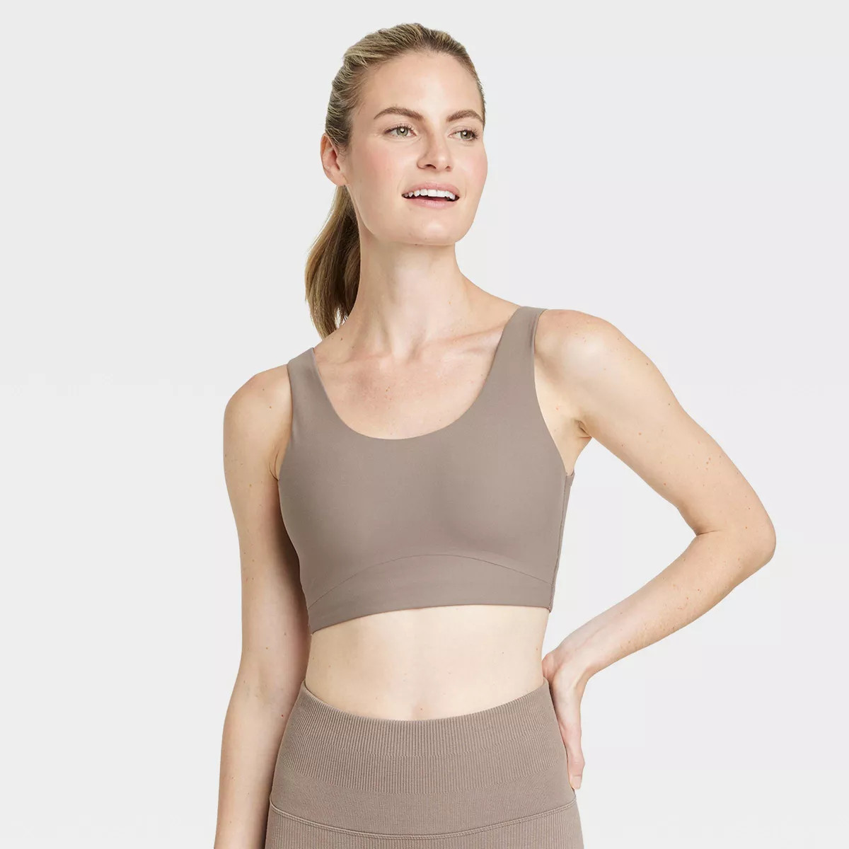 Women's Everyday Soft Medium Support Longline Sports Bra - All In Motion™ | Target