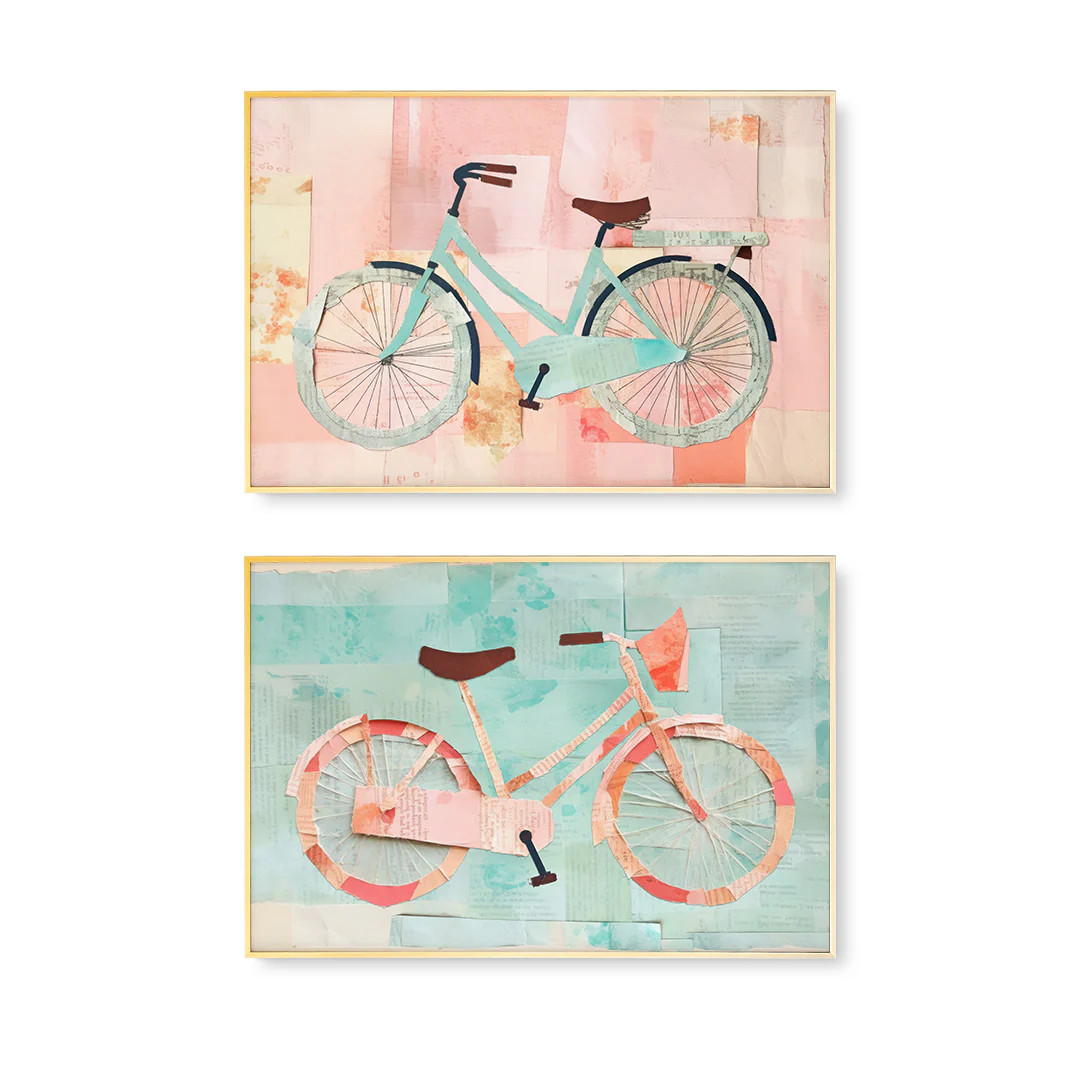 Morning Ride Pair | Fine Art Prints | Urban Garden Prints