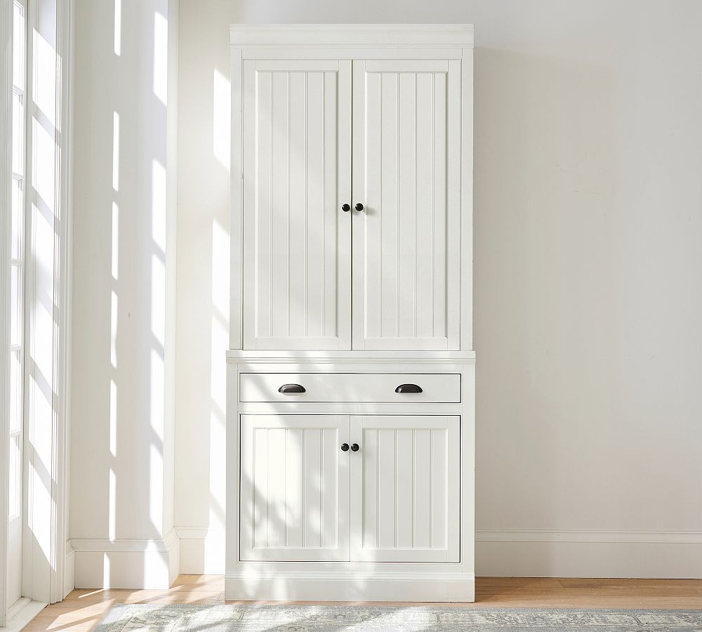 Aubrey Storage Shelf with Cabinet (36"- 72") | Pottery Barn (US)