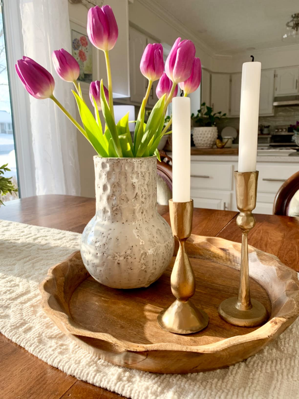 Creative Co-Op Hand-Forged Metal Taper, Antique Brass Finish Candle Holder | Amazon (CA)