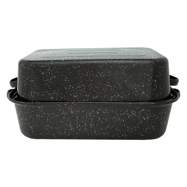 Granite-Ware Large Covered Rectangular Roaster - Walmart.com | Walmart (US)