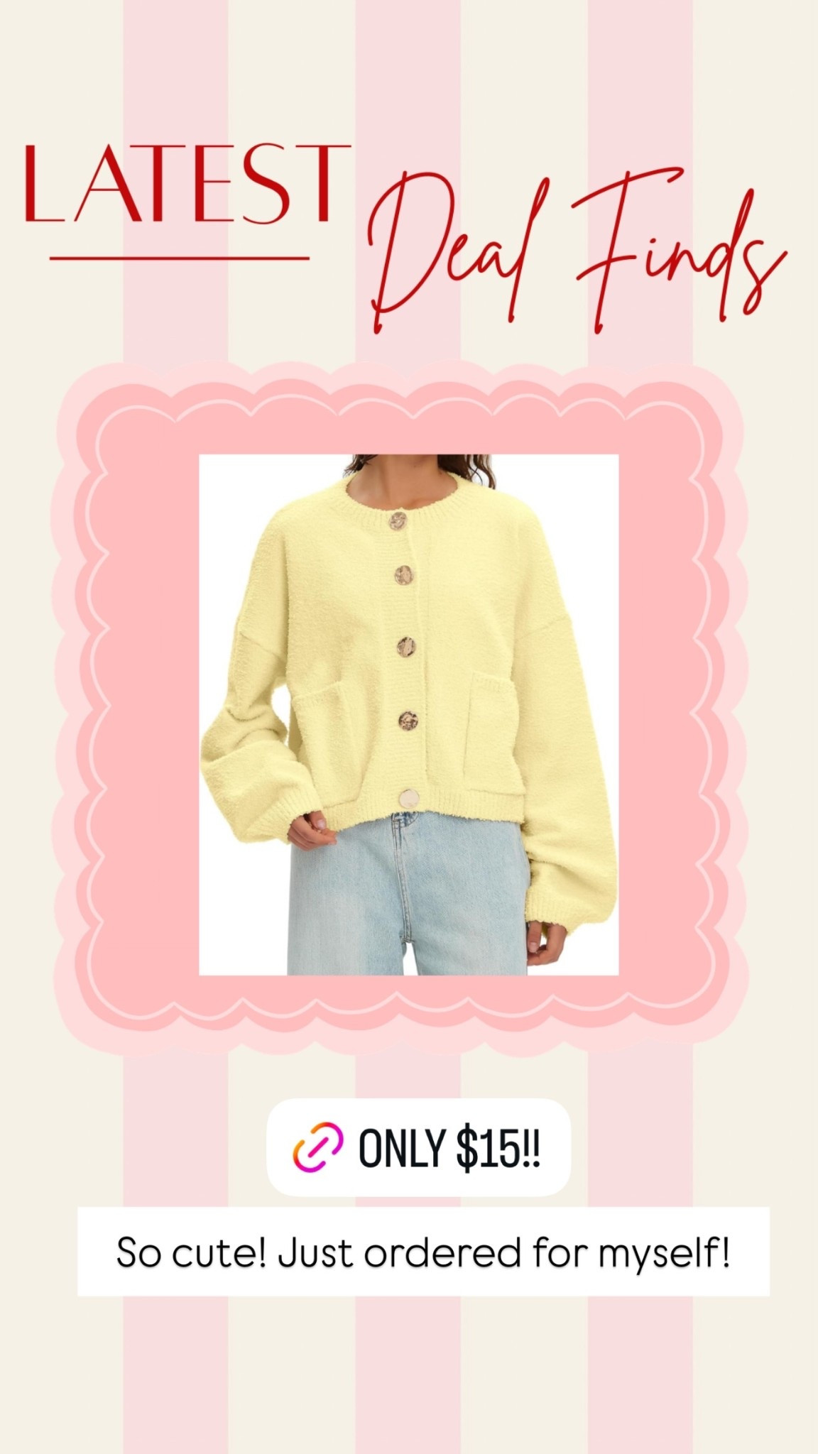 Butter yellow cardigan - So cute! Just ordered for myself!





Spring outfit 
Amazon fashion 
Amazon finds 


#LTKSaleAlert #LTKootd #LTKSeasonal