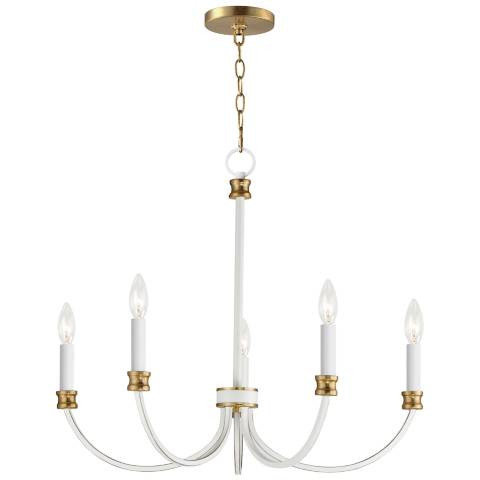 Charlton 5-Light Chandelier - #201P9 | Lamps Plus | Lamps Plus