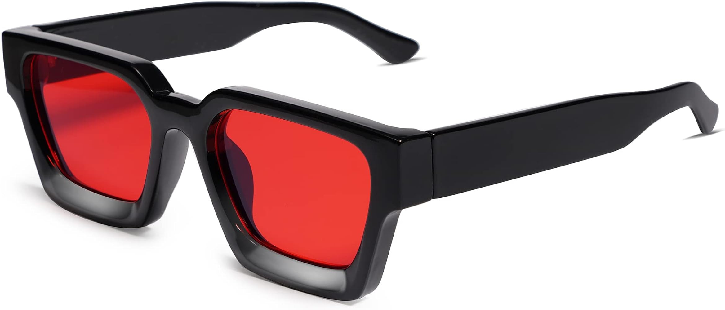 VANLINKER Thick Square Sunglasses for Men Women Retro Chunky Rectangle Shades UV400 Protection VL... | Amazon (US)