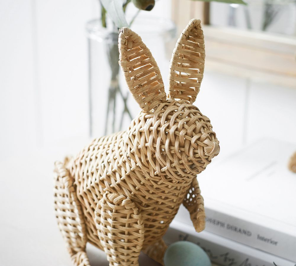 Handcrafted Rattan Bunny | Pottery Barn (US)