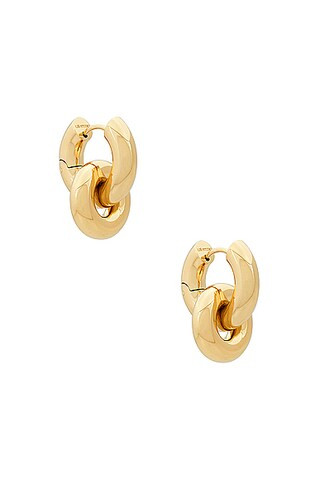 Lie Studio The Esther Earring in 18k Gold Plated | FWRD | FWRD 
