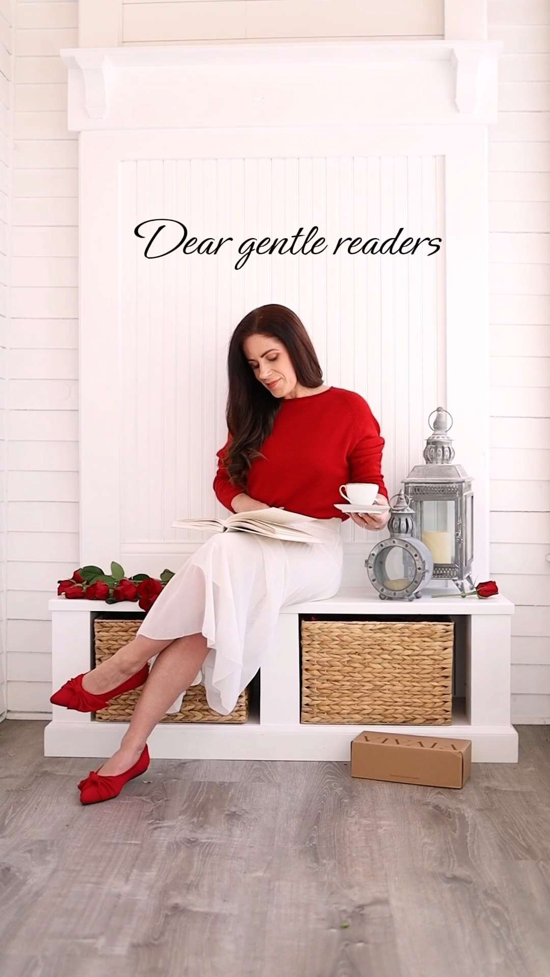 If Bridgerton had a shoe, it would look like this 👠❤️  Meet Azura  ✨  the red flat that turns everyday outfits into main-character moments. 

Sneaker-soft comfort, an elegant bow, and a leg-lengthening V-shape… from morning meetings to candlelight dinners.

She's the "diamond" of the season, so consider this your formal invitation to snag a pair before she sells out! Use lindsay10 for 10% off

Romantic style | red shoes | red flat | red bow shoes | pleated skirt | Valentine's Day gift for her | Valentine's Day outfit  

 #LTKValentine #LTKPetite #LTKWorkwear