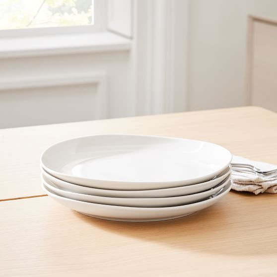 Organic Dinnerware Dinner Plate Ivory Set of 8 BOM | West Elm (US)