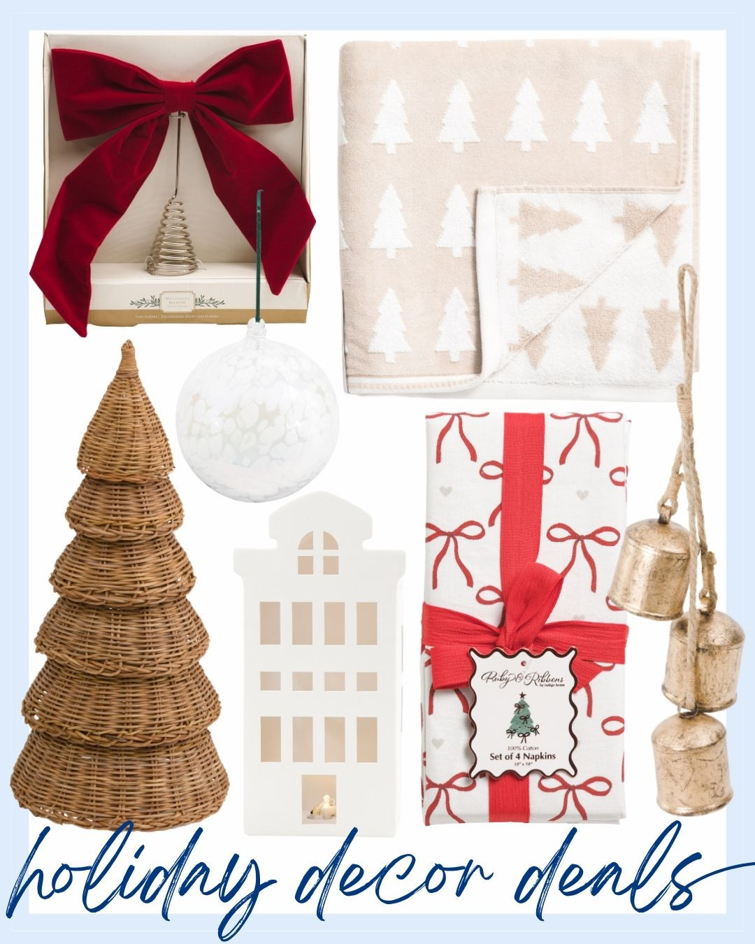 Holiday decor finds from T.J. Maxx & Marshalls to make your home feel festive and cozy! From plaid placemats to charming wreaths and accent pieces, these pieces bring timeless holiday style to any space.

holiday home decor, Christmas decorations, festive table decor, holiday entertaining, cozy Christmas style, home accents 

 #LTKHoliday #LTKSeasonal #LTKHome