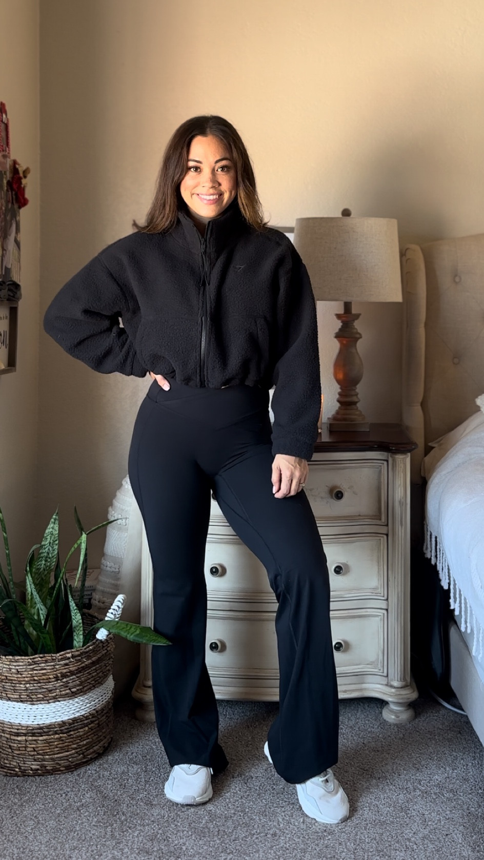 Everyone needs this cinched teddy soft zip up! Perfect for coming and going from the gym, spin, school 