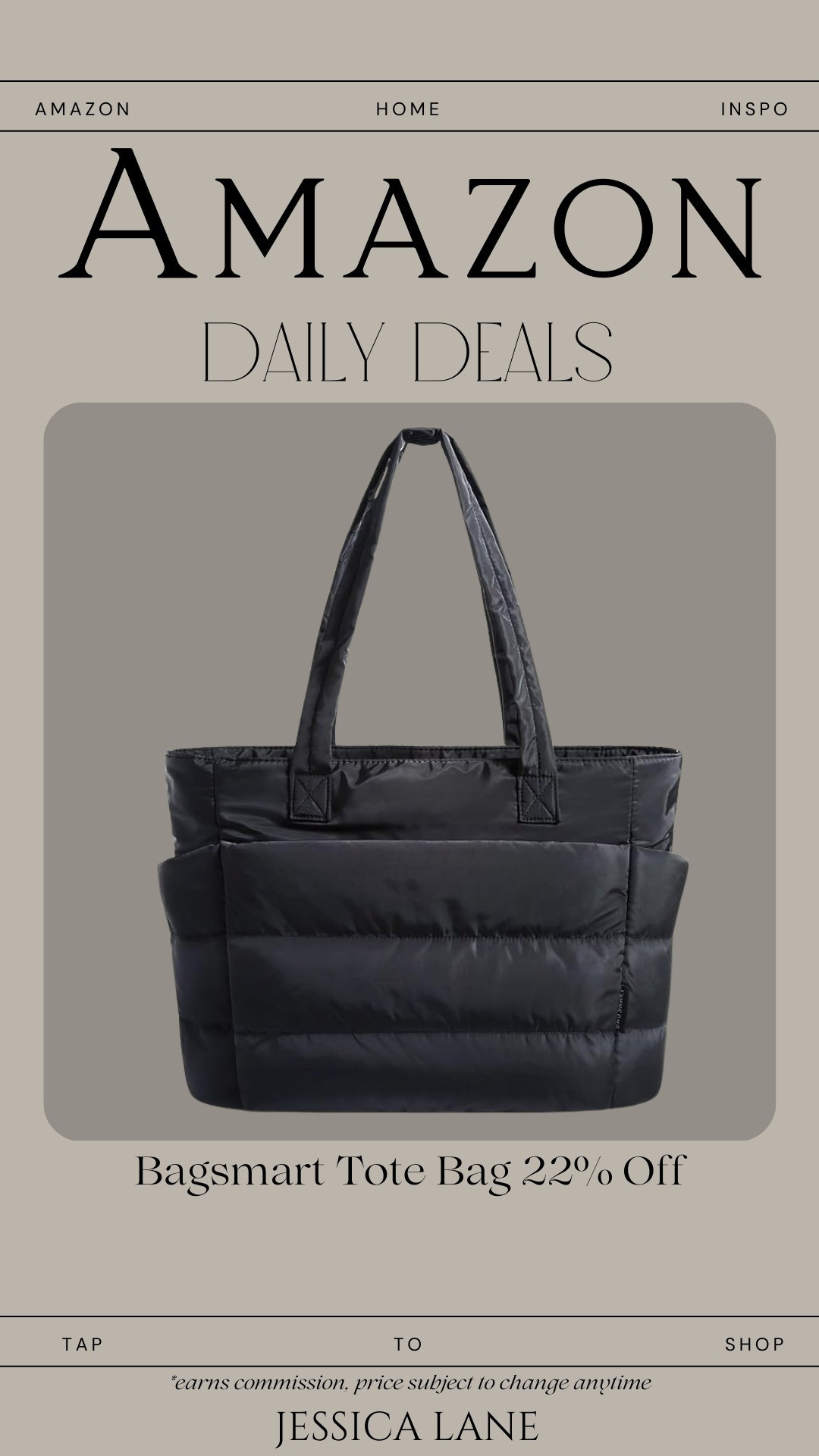 This Bagsmart tote is the ultimate everyday bag—roomy, stylish, and available in a variety of colors to match any outfit. Perfect for work, travel, or errands. #EverydayBag #BagsmartFinds

#LTKSaleAlert #LTKActive #LTKTravel