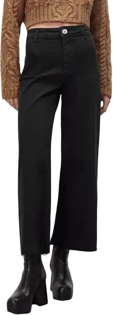 Supgoreou Wide Leg Jeans for Women High Waisted Stretch Casual Work Baggy Denim Pants Trousers 20... | Amazon (US)