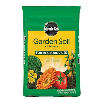 Miracle-Gro In-Ground Use 1.5 Cubic feet All-purpose Garden soil | Lowe's