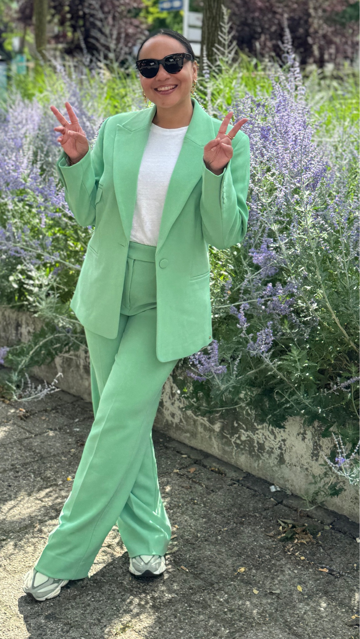 Josh V suit, pastel green suit, office looks, casual chique outfit 

Pants size L - high waisted, no stretch, size up 
Blazer size M - true to size

#LTKstyletip #LTKnederlands
