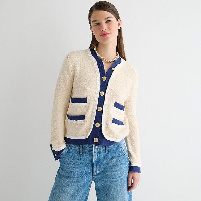Textured bouclé lady jacket | J.Crew US