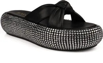 Sabella Rhinestone Platform Slide Sandal (Women) | Nordstrom