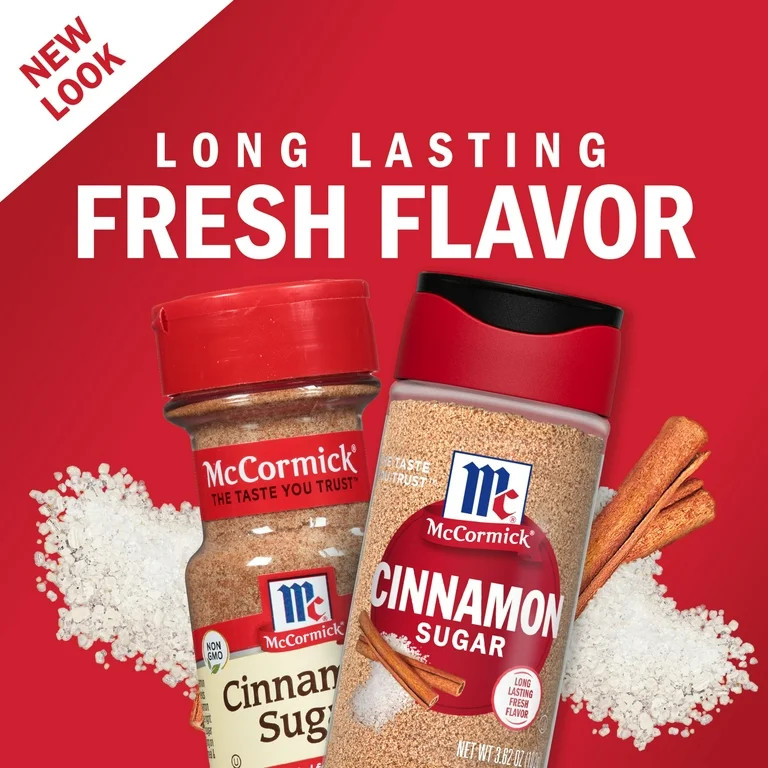 McCormick Non-GMO Kosher Cinnamon Sugar, 3.62 oz Bottle | Walmart (US)