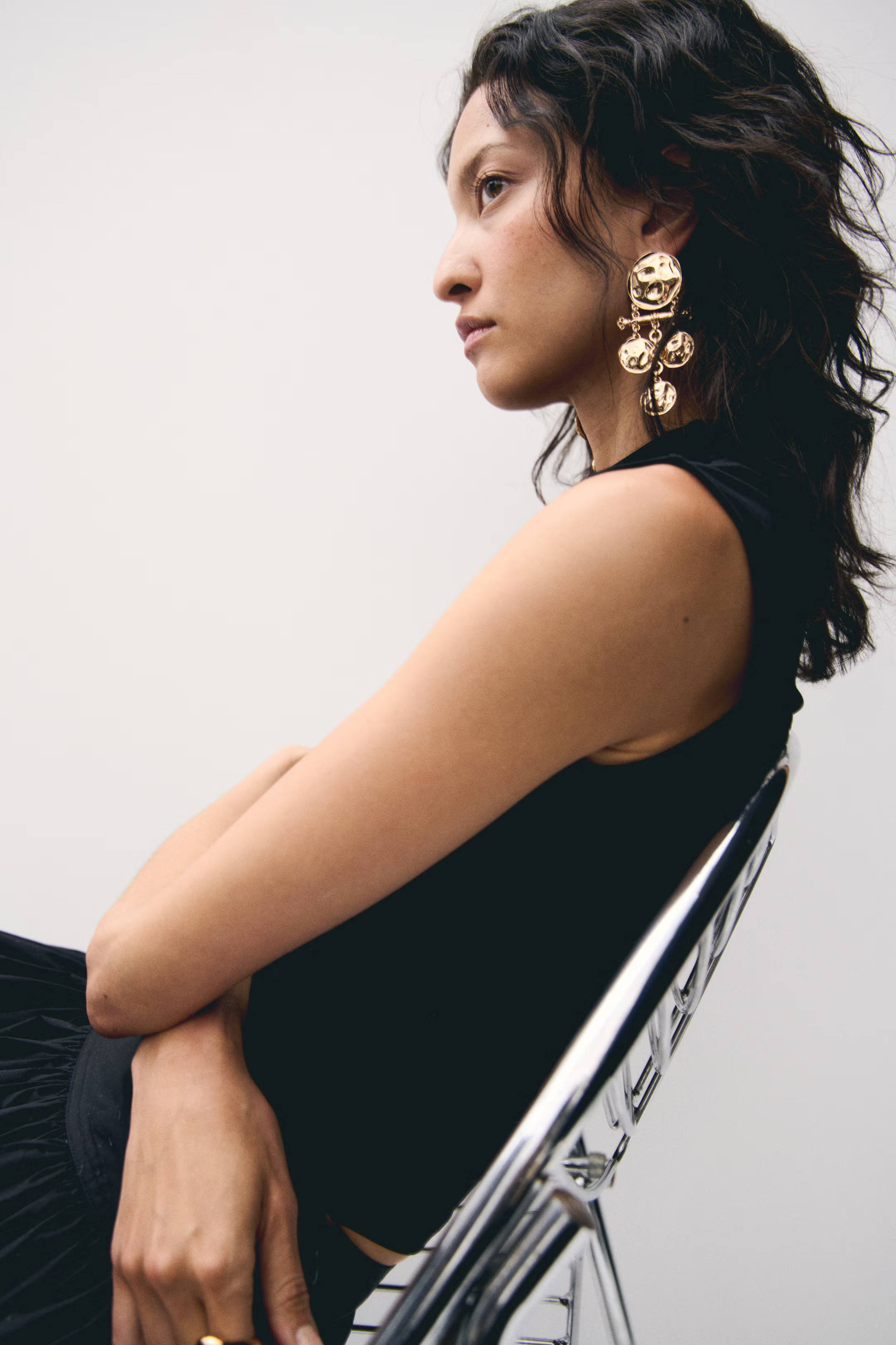 Disc-Pendant Earrings | H&M (US + CA)