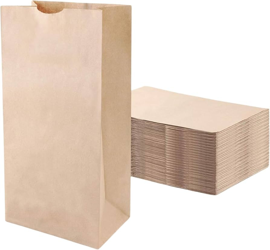 Perfect Stix - Brown Bag 2-100 count, 2lb Brown Paper Bags - Brown Bags - 100 count (Pack of 1) | Amazon (US)