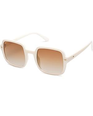 SOJOS Retro Square Polarized Sunglasses for Women Men Classic Trendy Sunnies SJ2226 | Amazon (US)