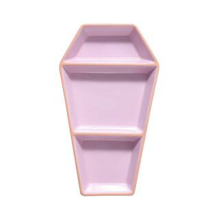 Hippie Hallow 12" White 3-Section Ceramic Coffin Platter by Ashland® | Michaels | Michaels Stores