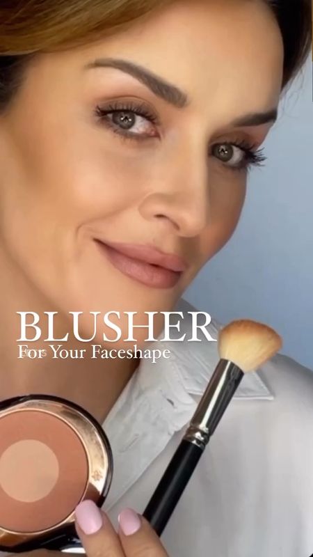 🥰Did you know you can lift or sculpt your face with blush? You don’t have to use contour if that’s not your thing but adding blush can help shape or enhance your cheek area also 😊

If you’re not a fan of contour then using either of these two techniques will enhance your face shape by either sculpting a round face/ cheek area or indeed adding volume to a long face whereby you want added cheek volume💪🏻 

Have you tried this? 
Products -  @maccosmeticsuk blusher brush and @charlottetilbury Cheek to Chic Pillow Talk Blusher ✨

#makeup #makeupreels #makeuptutorial #makeupvideos #howtobeauty #blush

#LTKbeauty