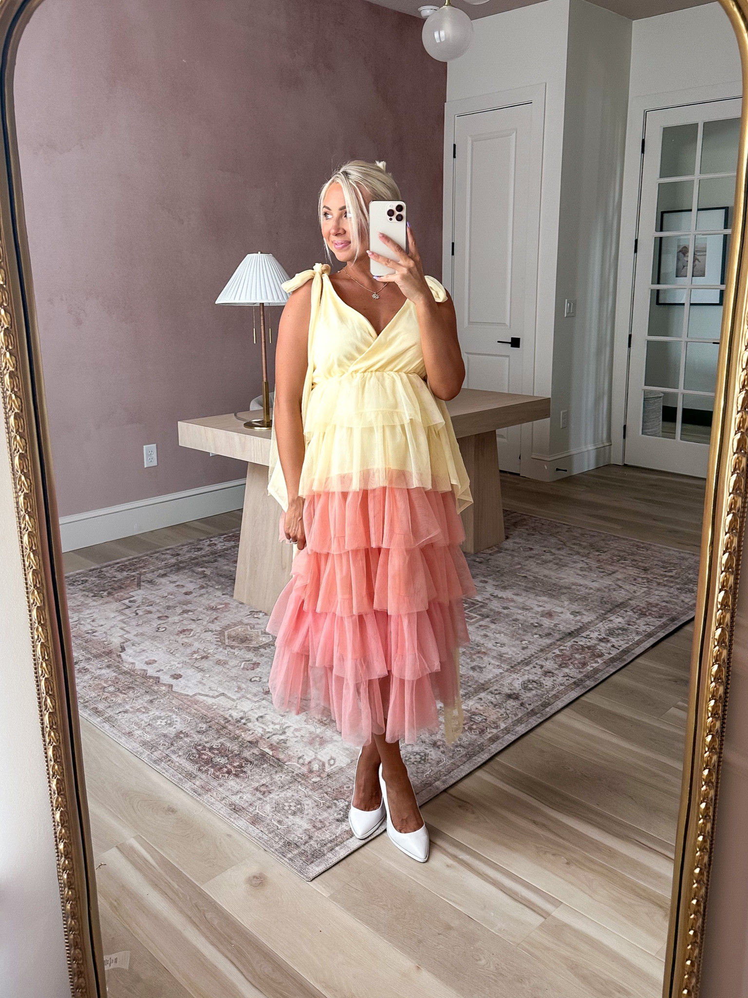 This tulle dress is AMAZING! Wearing a size small. So perfect for a baby shower or a garden party! 

#LTKshoecrush #LTKunder100 #LTKstyletip