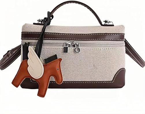 Designer Top-Handle Bag for Women L19 Pouch Crossbody Leather Bag | Amazon (US)