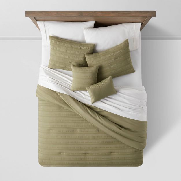 Westmont Waffle Stripe Comforter Bedding Set - Threshold™ | Target