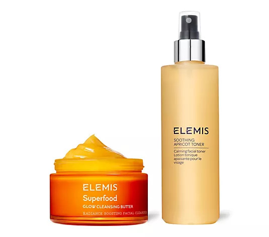 ELEMIS Superfood For Super Looking Skin Cleanse & Tone Set | QVC