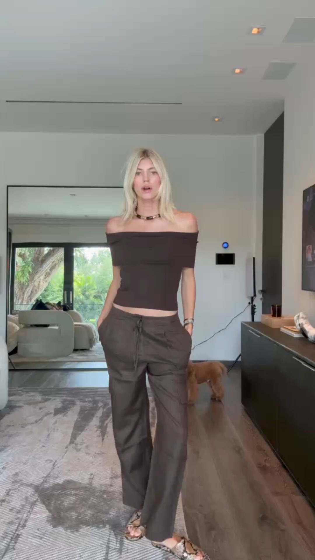 The cutest brown cargo pants! 🫶🏼 Chocolate brown is here to stay. 

#LTKStyleTip #LTKShoeCrush