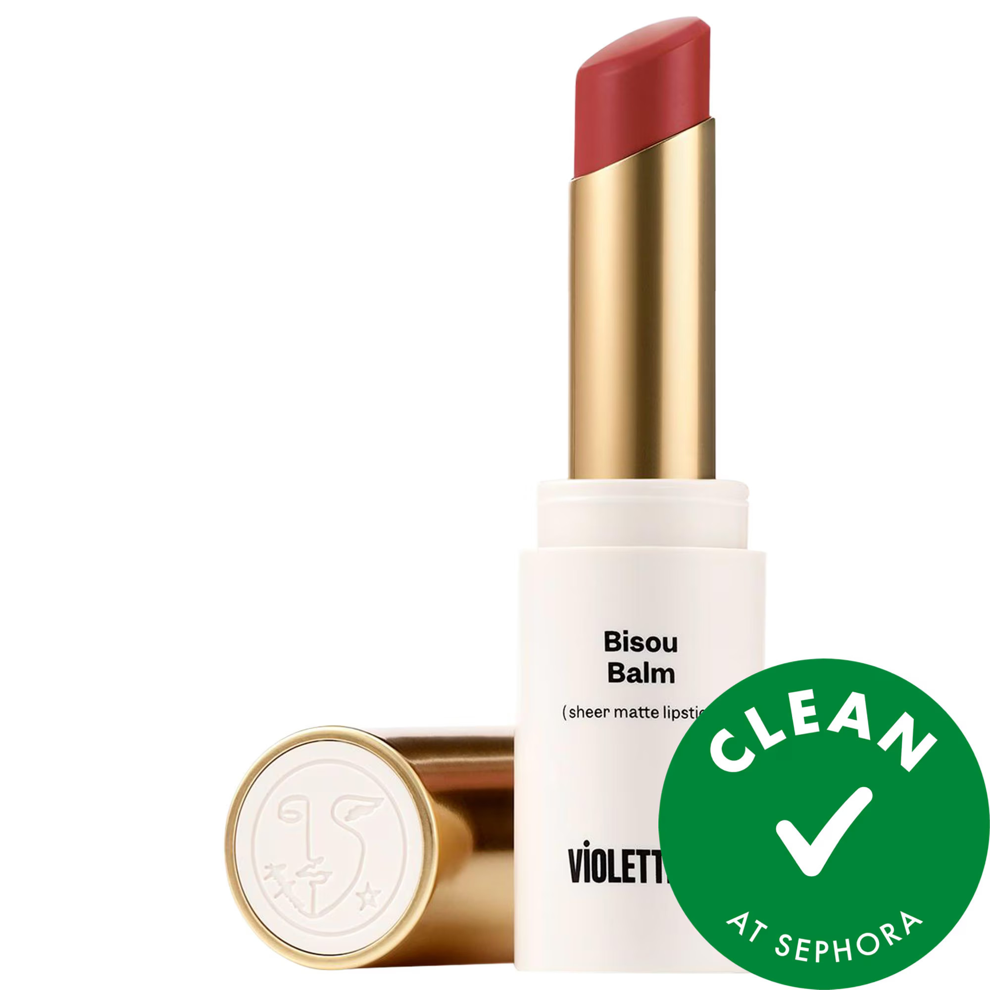 VIOLETTE_FR BISOU BALM Sheer Matte Lipstick Bêtise 0.08 oz / 2.5 g | Sephora (US)