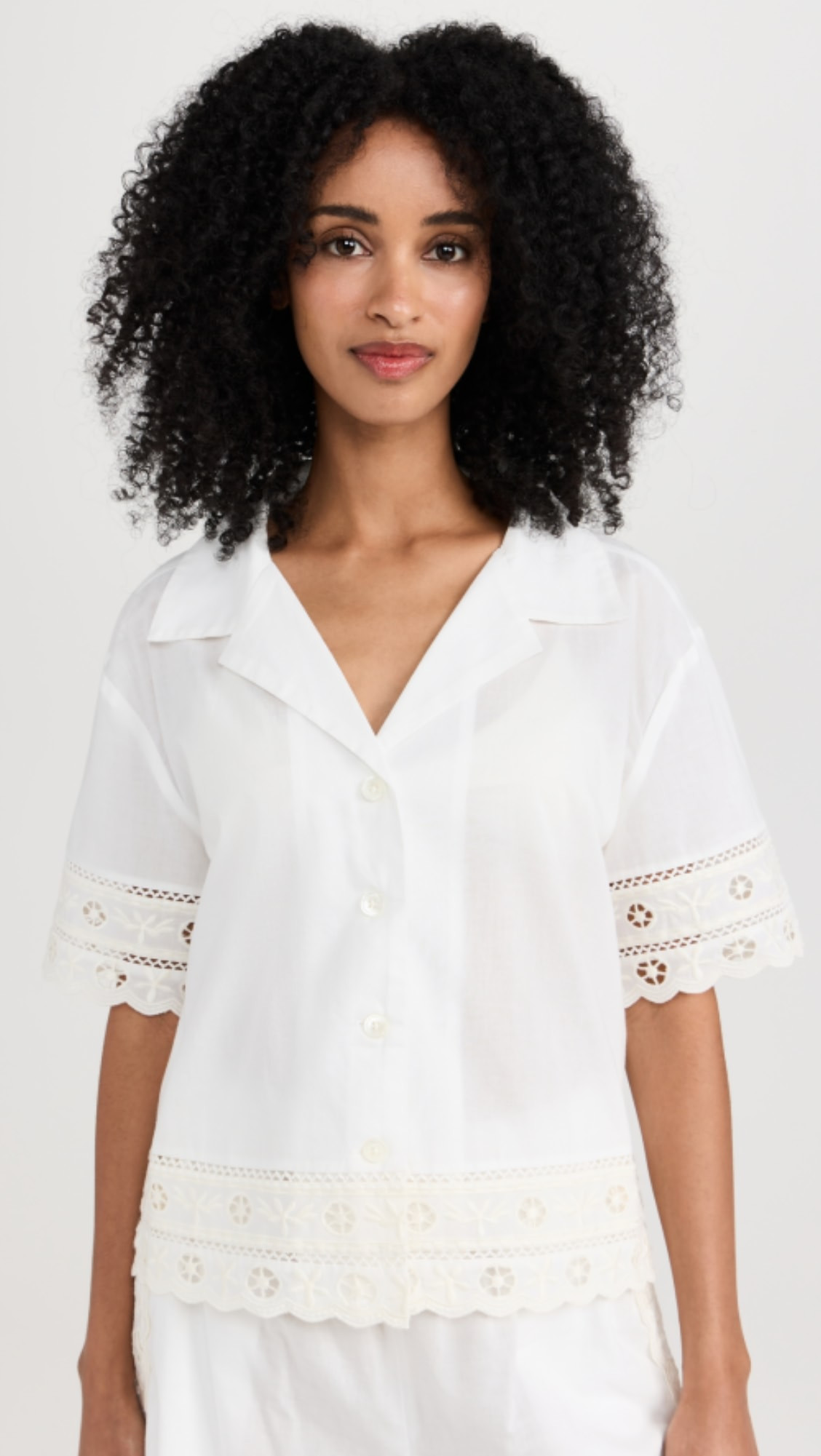 Sea Arabella Embroidered Swim Coverup Top | Shopbop | Shopbop