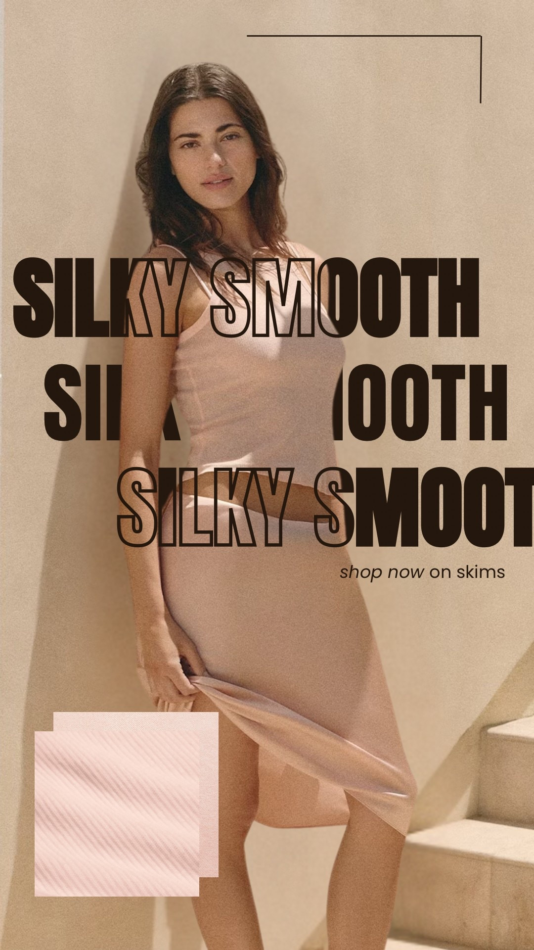 New line of luxury silk clothing now on skims!!! (Sample ad made by me 😊😊) 