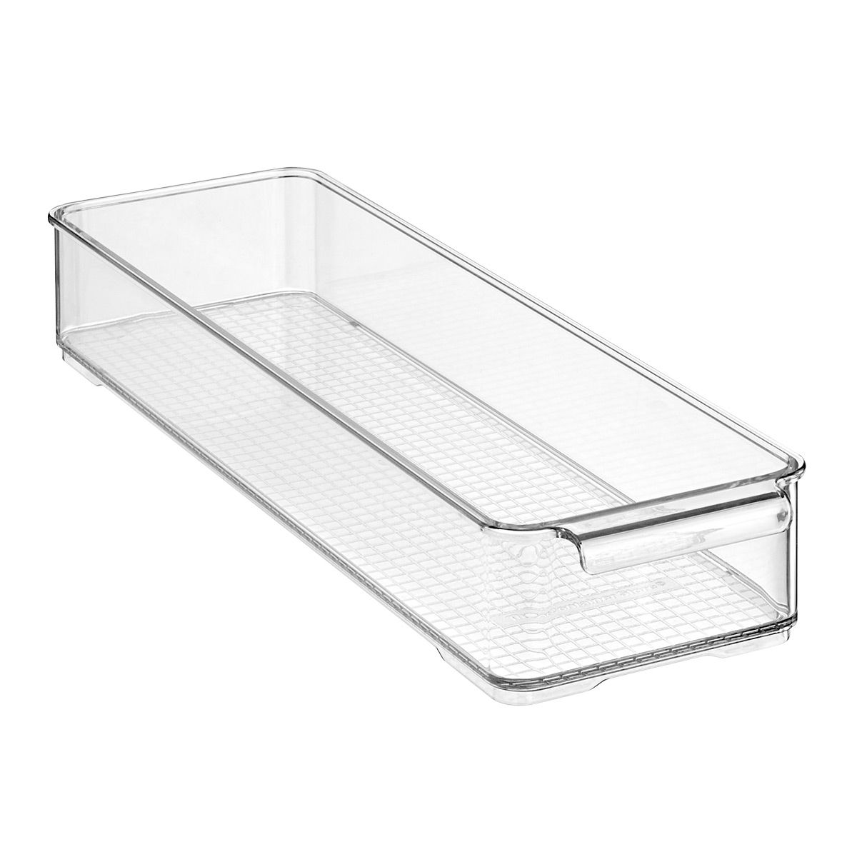 Everything Organizer Shallow Narrow Fridge Bin Clear | The Container Store