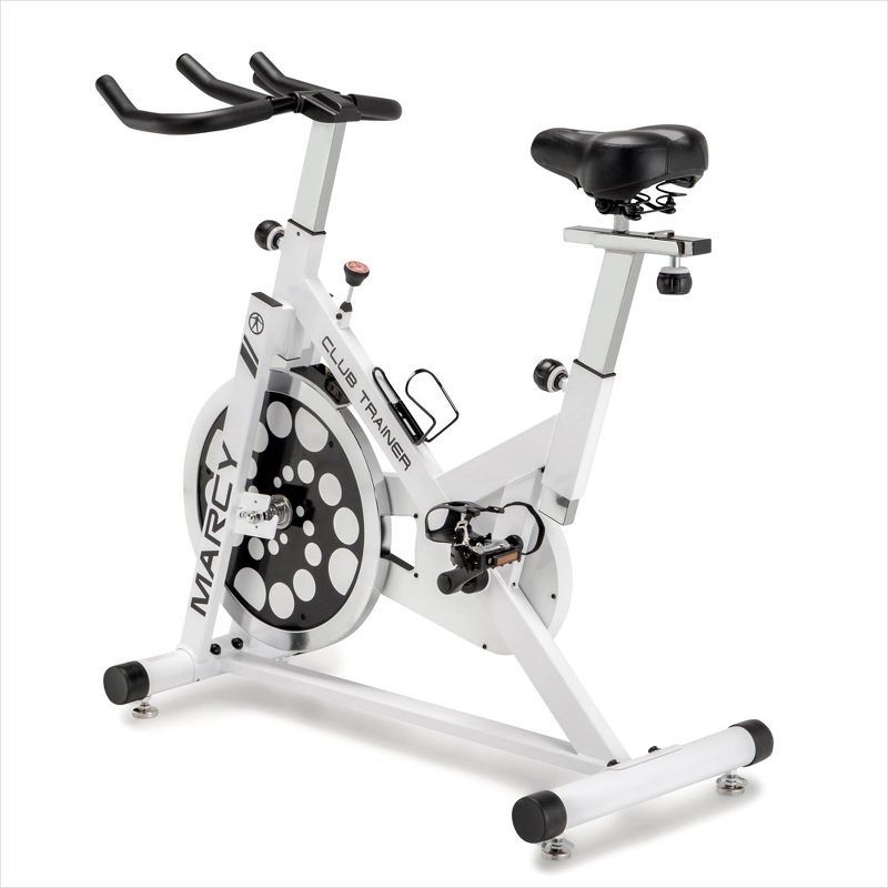 Marcy XJ-5801 Club Revolution Indoor Home Gym Exercise Bike Trainer, White/Black | Target