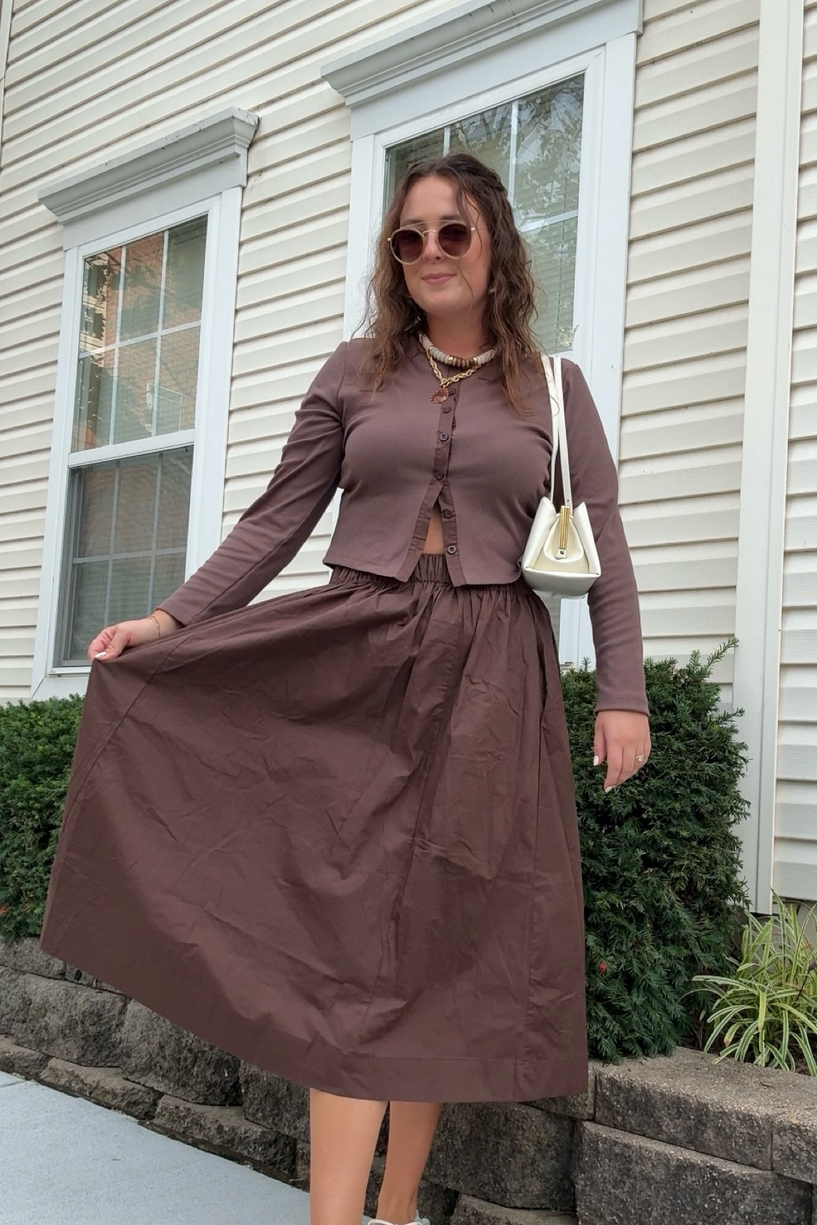 Cutest set for fall! Wearing a large 